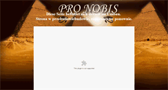 Desktop Screenshot of orapronobis.info